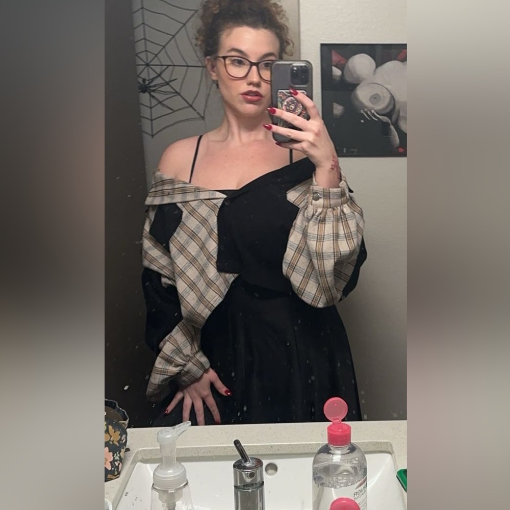 PLUS SIZE Forever 21 Black Satin dress